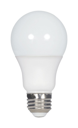 4.31 Inch 10W A19 LED Medium Base Replacement Lamp (Pack of 4) by Satco - S210WA19-238431