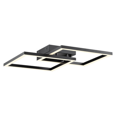 Squared 1 Light 18.5 Inch Wide Flush Mount by Access - 63966