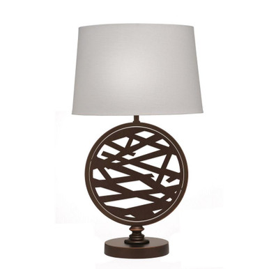 1 Light Laser Cut Reclaim Table Lamp 26 Inches Tall by Stiffel - TL-6667