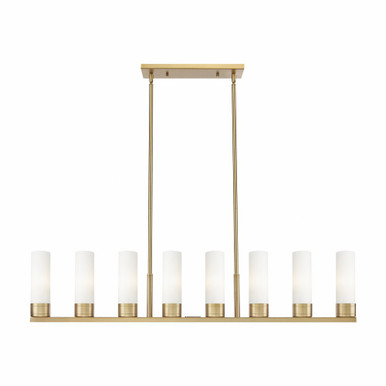 Boreas 8 Light Stem Hung Island 10.75 Inch and 48 Inch Wide by Innovations - 617-8I-G617-8