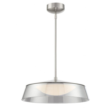 Noor 35W 1 LED Light Large Pendant by Lite Source - LS-19548BW