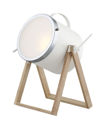Sully One Light Desk Lamp 7.5 Inches by 11.5 Inches High by Lite Source - LS-23095BGW