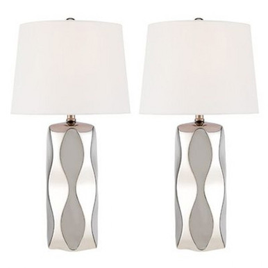 Odelia 2 Light Table Lamp (Pack of 2) 24 x 13 Inches by Lite Source - LS-23583-2