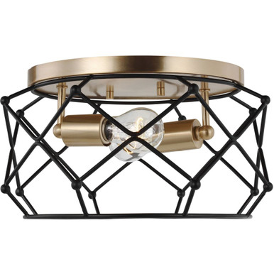 Zarra 2 Light 14 Inch Wide Flush Mount by Visual Comfort Studio - 7534102-848