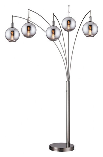 Kaira 5 Light Arch Floor Lamp 92 x 74 Inches by Lite Source - LS-83503