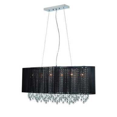 Beverly Drive 6 Light 39.5 Inch Wide Semi Flush Mount by Avenue - HF6BEVDR
