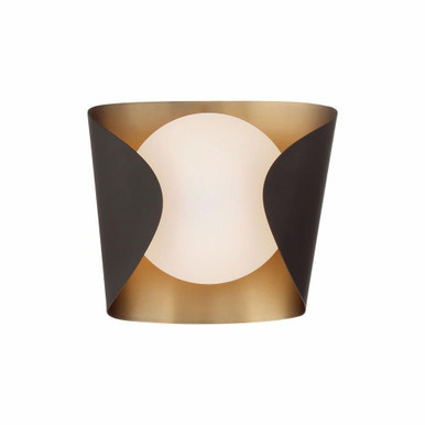 Flare 1 Light Bath Vanity 8 Inch Tall and 8.5 Inch Wide by Minka Lavery - 3771