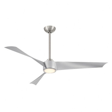 Pike 3 Blade Ceiling Fan with Light Kit 56 Inch Wide by Minka Aire - F774L