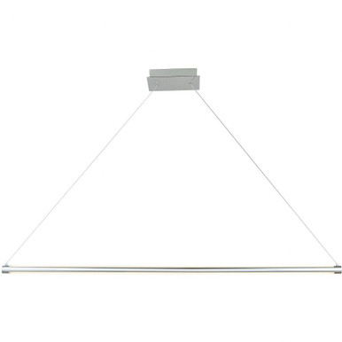 ORB 36.8W 1 LED Liner Bar Pendant 4.5 Inch Tall X 49.3 Inch Length by Abra - 10025PN