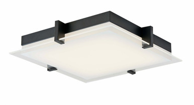 Matrix 30W 1 LED 15.35 Inch Wide Flush Mount by Abra - 30013FM