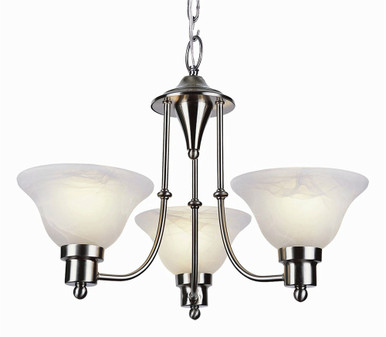 3 Light Small Chandelier by Trans Globe - 6544