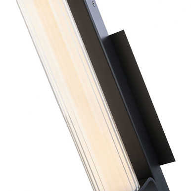 Macie 28W 1 LED Outdoor Wall Mount 4.72 Inch Tall and 24 Inch Wide by Abra - 50104ODW