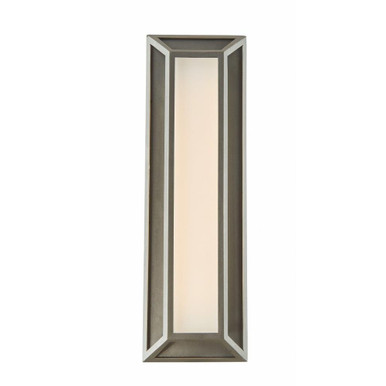Cell 16W 1 LED Low Profile Wall Sconce 18 Inch Tall by Abra - 50085ODW