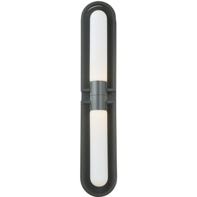 Siren 16W 2 LED Outdoor Wall Mount 5 Inch Tall and 27.25 Inch Wide by Abra - 50102ODW