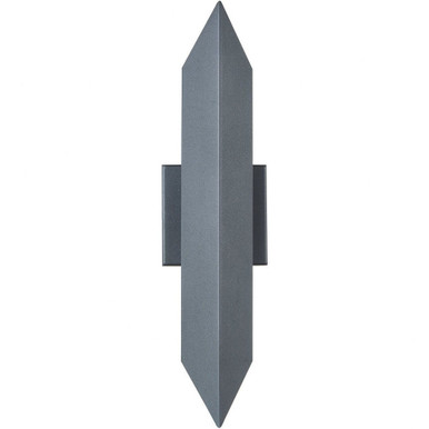 Pauldron 17W 1 LED Outdoor Wall Mount 4.72 Inch Tall X 18 Inch Wide by Abra - 50108ODW