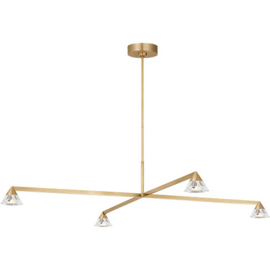 Midrand 31.9W 4 LED Crystal Chandelier by Visual Comfort Modern - SLCH752