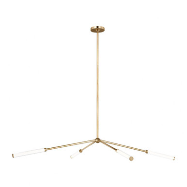 Poza 25.4W 4 LED Chandelier 63.5 Inch Wide by Visual Comfort Modern - SLCH746