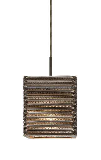 Kirk 6 9W 1 LED Cord Pendant 6 Inches Wide by 6.75 Inches High by Besa - 1JT-KIRK6