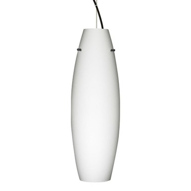 Suzi 18 1 Light Steel Mini Cord Pendant by Besa - 1KX-SUZI18