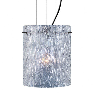 Tamburo 8 1 Light Small Cable Pendant with Flat Canopy by Besa - 1KG-TAMBURO8