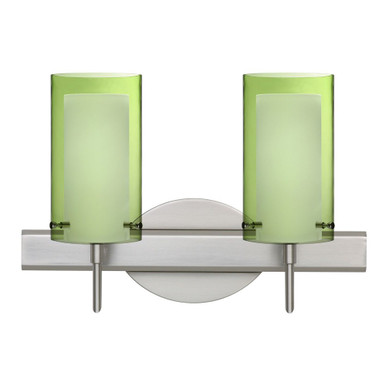 Pahu 4 2 Light Vanity Light 14.63 Inch Wide by Besa - 2SW-440