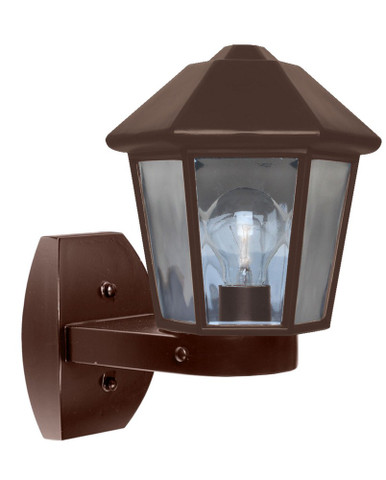 3272 Series 1 Light Outdoor Wall Lantern by Besa - 3272-WALL