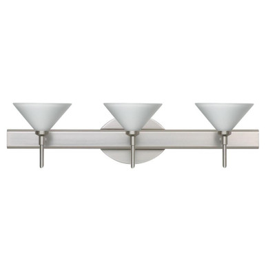 Kona 3 Light Vanity Light 22.5 Inch Wide by Besa - 3SW-KONA