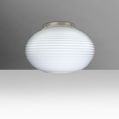Pape 10 1 Light 10.25 Inch Wide Semi Flush Mount by Besa - PAPE10
