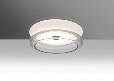 Topper 8 10W 1 LED 7.75 Inch Wide Flush Mount by Besa - TOPPER8-LED