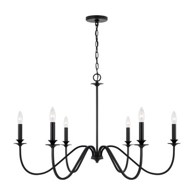 Weston 6 Light Oversized Chandelier by Austin Allen - AA1029MB