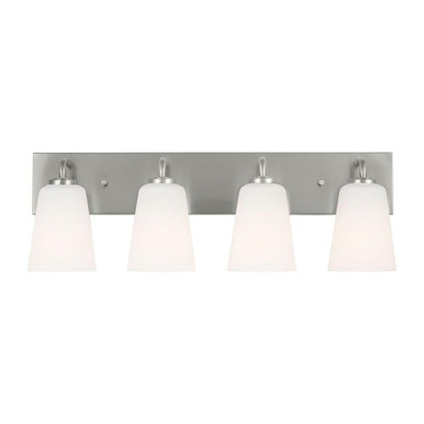 Miles 4 Light Large Bath Vanity 8 Inch Tall and 25 Inch Wide by Generation - GLV10-4