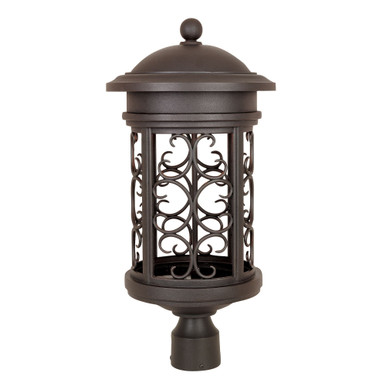 Ellington One Light Outdoor Post Lantern by Designers Fountain - 31136