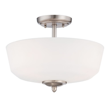 Darcy 3 Light 16 Inch Wide Semi Flush Mount by Designers Fountain - 15006-SF-3