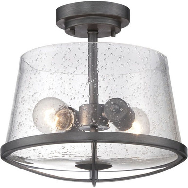 Darby 2 Light 12 Inch Wide Semi Flush Mount by Designers Fountain - 87011-12