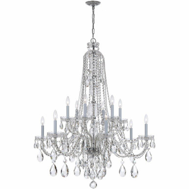 Traditional Crystal 12 Light Oversized Chandelier by Crystorama 1112