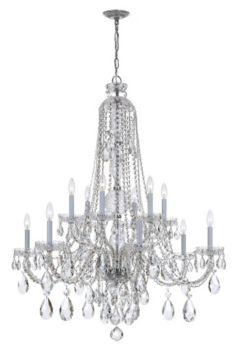 Traditional Crystal 12 Light Oversized Chandelier by Crystorama 1112 - 1112
