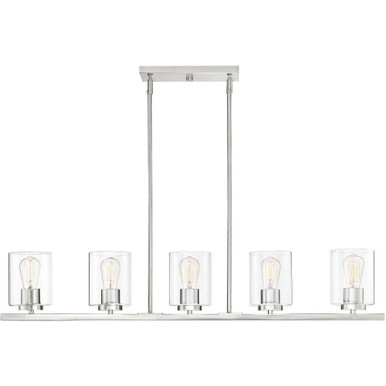 Liam 5 Light Island 7.5 Inch Tall and 42.75 Inch Wide by Designers Fountain - 93038