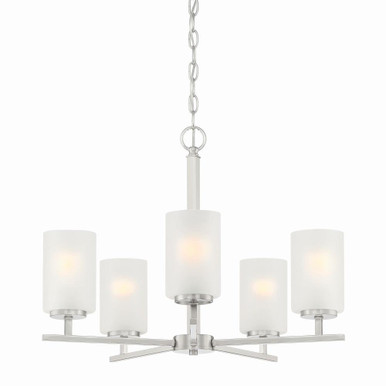 Carmine 5 Light Medium Chandelier by Designers Fountain - D239M-5CH