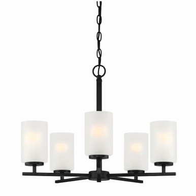 Carmine 5 Light Medium Chandelier by Designers Fountain - D239M-5CH