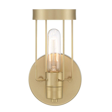 Tafo 1 Light Wall Sconce by Designers Fountain - D273M-WS-GM