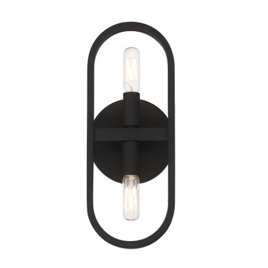 Carousel 2 Light Wall Sconce by Designers Fountain - D254C-2WS-BK