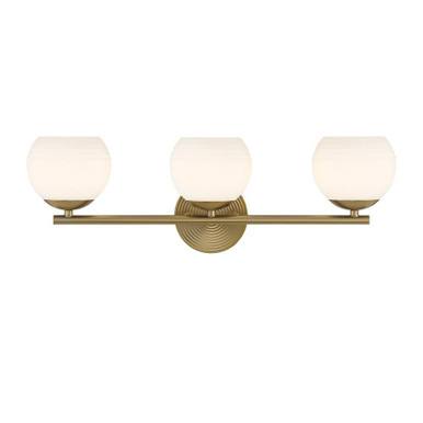 Moon Breeze 3 Light Vanity Light by Designers Fountain - D251H-3B-PN