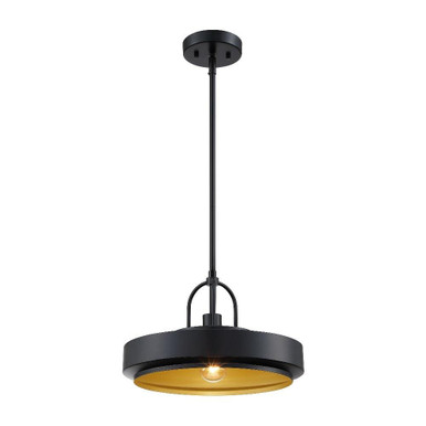 Odea 1 Light Pendant 9.25 Inch Tall and 14 Inch Wide by Designers Fountain - D295M-14P