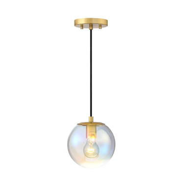 Neva 1 Light Pendant 7.75 Inch Tall and 7 Inch Wide by Designers Fountain - D354M-7P