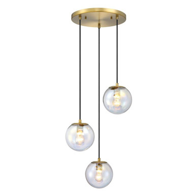 Neva 3 Light Chandelier 120 Inch and 17.75 Inch Wide by Designers Fountain - D354M-3CHA