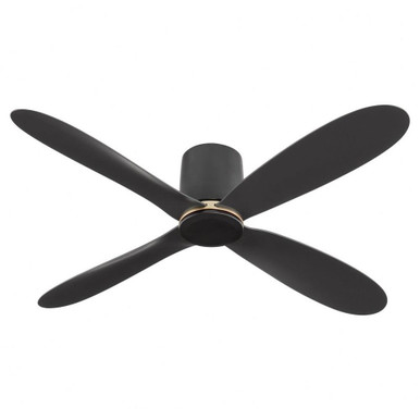 Myriad 4 Blade Flush Mount Ceiling Fan 56 Inches Wide by Oxygen - 3-124