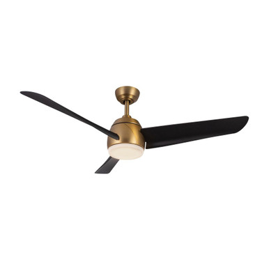 Thalia 3 Blade Ceiling Fan with Light Kit 54 Inch Wide by Kuzco - CF91954