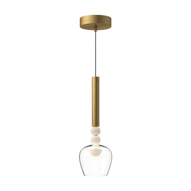 Rise 14W LED Light Mini Pendant 17 Inch Tall by Kuzco - PD30501