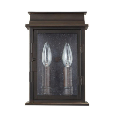 Bolton 2 Light Outdoor Wall Lantern 11 Inch Tall by Capital - 936821OZ