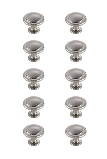 Logyn 1 Inch Mushroom Knob (Pack of 10) by Elegant Decor - KB2005-10PK